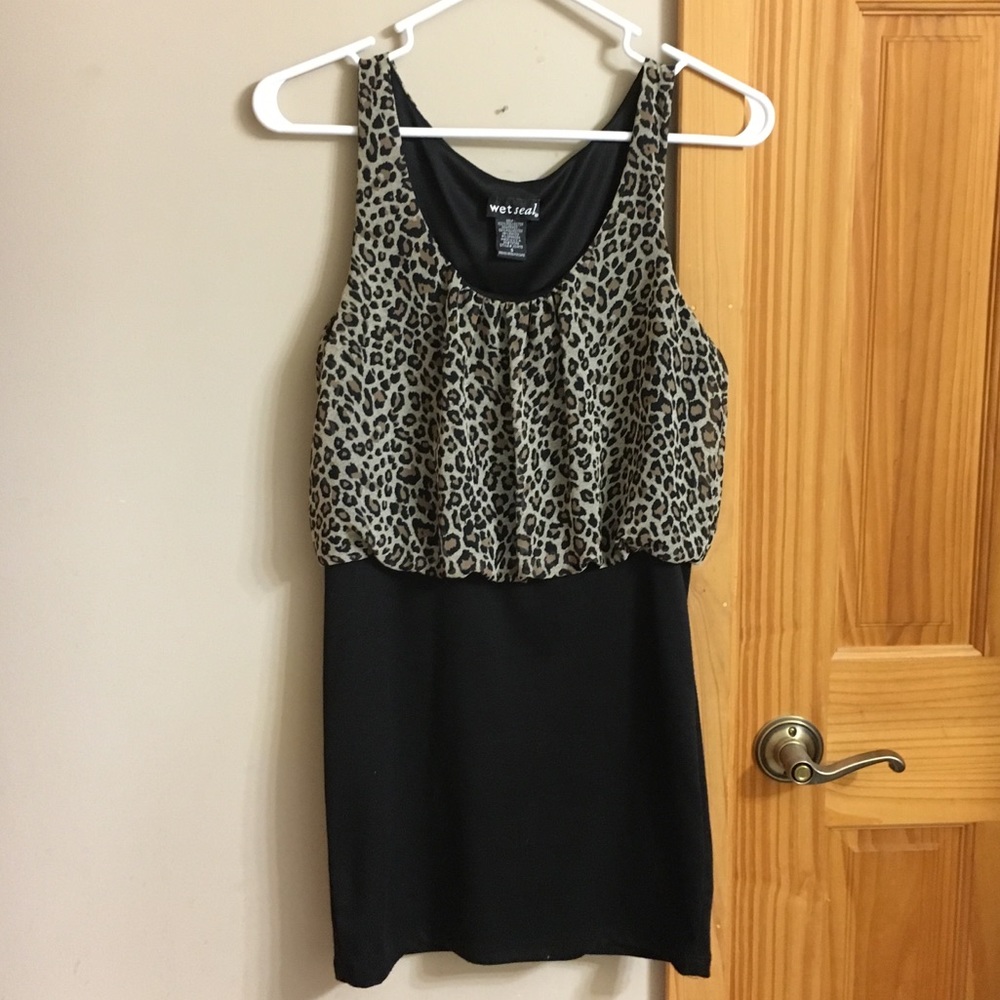 Wet Seal Cheetah Print Dress